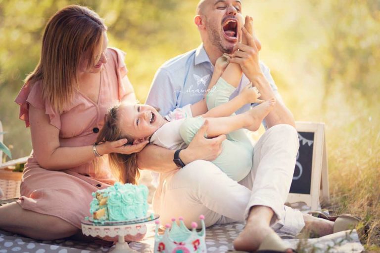 Smash Cake en familia en Barcelona